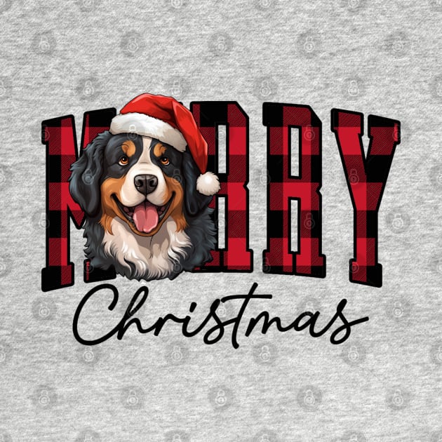 Christmas Bernese mountain dog by Bernesemountaindogstuff